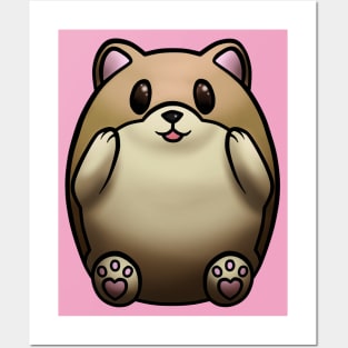 Fat Hamster Posters and Art